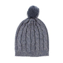 Arlo Baby Hat - Cotton Cable Knit with Pompom