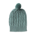 Arlo Baby Hat - Cotton Cable Knit with Pompom