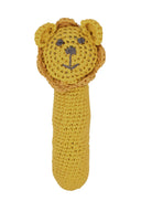 Baby Lion Crochet Rattle