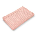 Sammi Cable Baby Blanket Pink