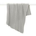 Bailey Pointelle Baby Stroller Blanket - Grey
