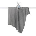 Bailey Pointelle Baby Stroller Blanket - Grey