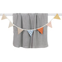 Bailey Pointelle Baby Stroller Blanket - Grey