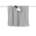 Bailey Pointelle Baby Stroller Blanket - Grey