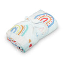 Rainbow Muslin Wrap Bamboo Cotton