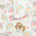 Rainbow Muslin Wrap Bamboo Cotton