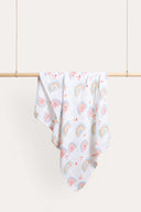 Rainbow Bamboo Cotton Muslin Baby Swaddle/Wrap