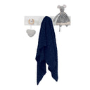 Tonka Classic French Navy Pure Cotton Baby Stroller Blanket