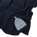 Tonka Classic French Navy Pure Cotton Baby Stroller Blanket