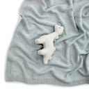 Classic Heirloom Pointelle Baby Blanket Musk