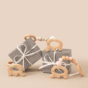 Elephant Baby Teether - Sustainable Wood and Silicone