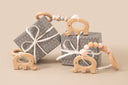 Elephant Baby Teether - Sustainable Wood and Silicone