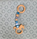 Rocking Horse Baby Teether Sustainable Wood and Silicone