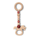 Rocking Horse Baby Teether Sustainable Wood and Silicone