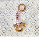 Rocking Horse Baby Teether Sustainable Wood and Silicone