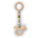 Rocking Horse Baby Teether Sustainable Wood and Silicone