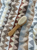 Gentle Baby Hair Brush - Soft Goat Hair Bristles