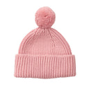 Peppi Baby Hat Soft Cotton Rib Knit with Pompom