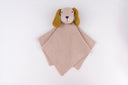 Puppy Comforter Soft Knitted Toy with Rattle