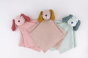 Puppy Comforter Soft Knitted Toy with Rattle