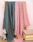 Joy Bubble Knit Blanket