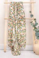 Flora Muslin Wrap - Super Soft Bamboo Cotton