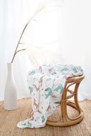 Foxie Muslin Baby Wrap - Sage