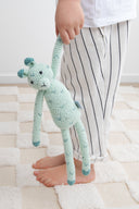 Sabu Hand-Crocheted Cotton Snow Leopard Toy With Rattle