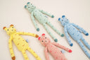 Sabu Hand-Crocheted Cotton Snow Leopard Toy With Rattle