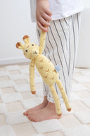 Sabu Hand-Crocheted Cotton Snow Leopard Toy With Rattle