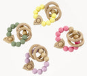Chirpy Wooden and Silicone Baby Teether