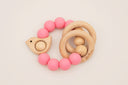 Chirpy Wooden and Silicone Baby Teether