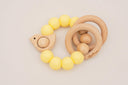 Chirpy Wooden and Silicone Baby Teether
