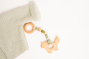 Zorro Fox Wooden Silicone Baby Teether