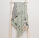Galaxy Space Pattern OEKO-TEX Cotton Knit Cot Blanket