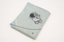 Galaxy Space Pattern OEKO-TEX Cotton Knit Cot Blanket