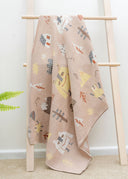 SnugglyBoo OEKO-TEX Cotton Baby Multi-Purpose Knit Blanket