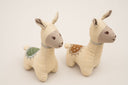 Llama and Latte Duo Handmade Rattle Toys – group view
