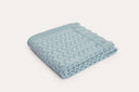 Mica Pure Cotton Multi-Purpose Knit Baby Blanket in Blue – alternate view