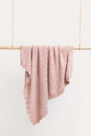 Mica Pure Cotton Multi-Purpose Knit Baby Blanket in Pink