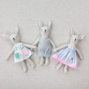 Handmade Bunny Rattle Toy Pack of 3 in Pack Of 3