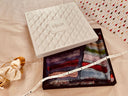 Jumble Abstract Painterly Merino Wool Scarf in Gift Boxed