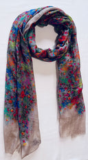 Rosy Wool Modal Scarf