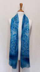 Pushpa Floral Design Modal Linen Scarf