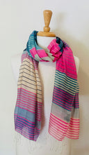 Grace Woven Cotton Silk Scarf