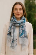 Floret Modal Linen Scarf