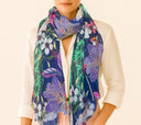 Bliss Printed Linen Scarf in Multi