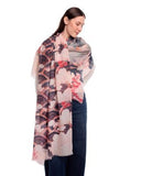 Rosalie Merino Silk Wrap Pink