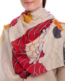Ruby Merino Silk Scarf