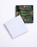 Cascade Painterly Motifs Print Merino Wool Scarf